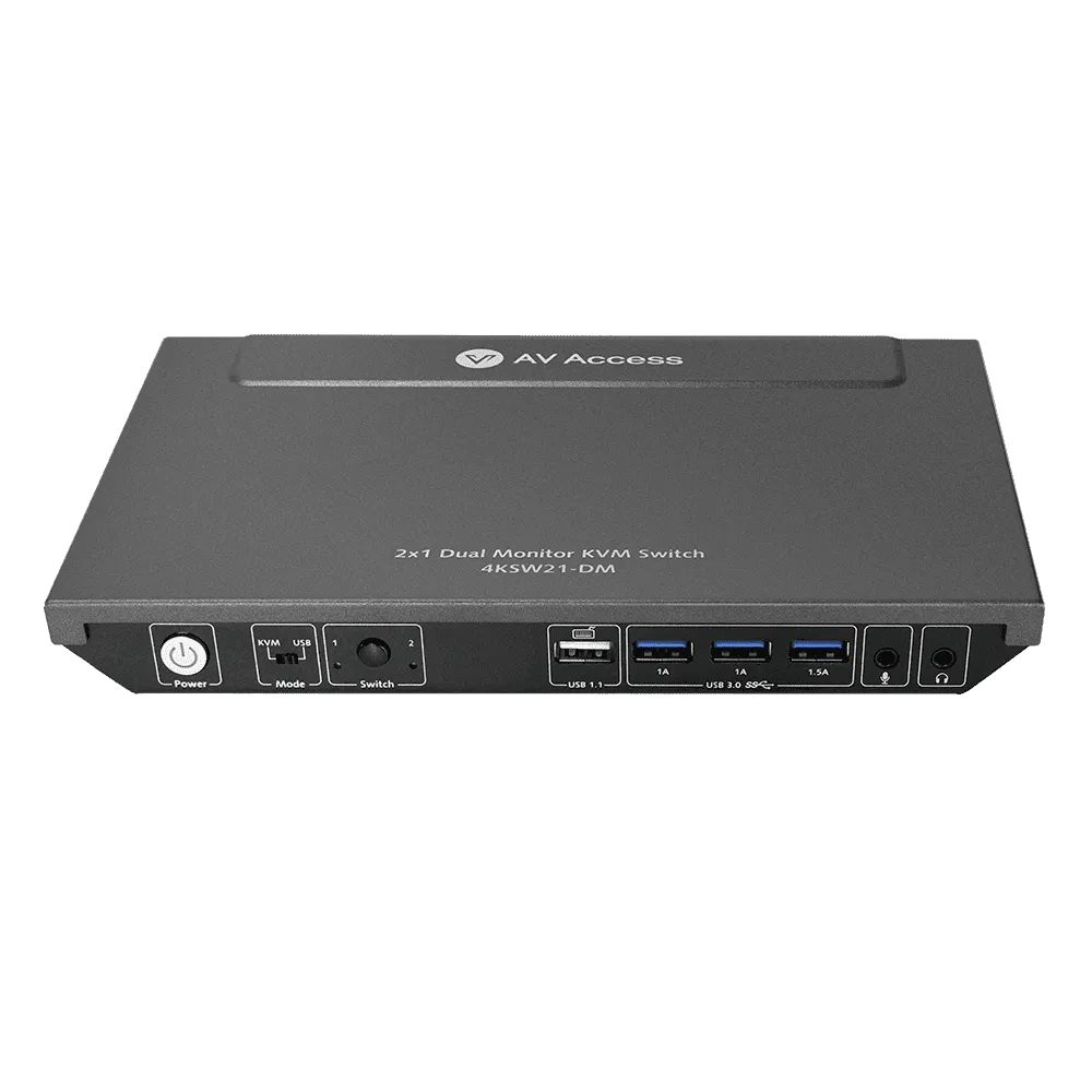 4K Dual Monitor KVM Switch, 2-Port HDMI with Hotkey Switching, Supports High Refresh Rates like 144Hz, 165Hz & 240Hz 4KSW21-DM - Image 2