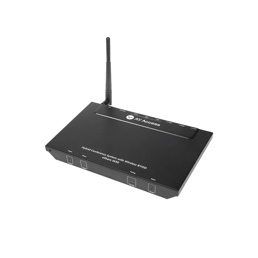 eShare W50 4K Wireless Presentation System w/ BYOD & USB 3.0 for Hybrid Conference - Image 2
