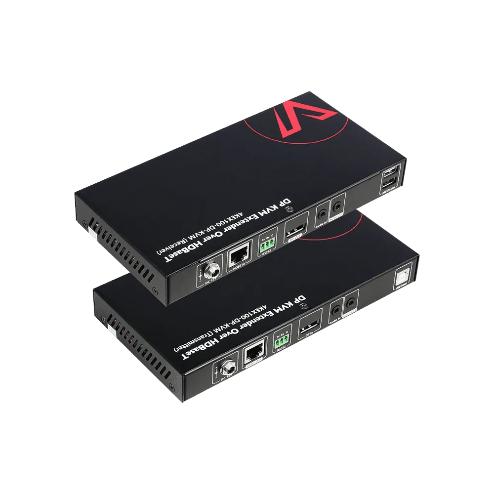 DisplayPort KVM Extender over CAT6, 4K Zero-Latency, 100m/330ft HDBaseT w/ Auto EDID 4KEX100-DP-KVM - Image 2