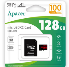microSDHC/SDXC UHS-I U1 V10 A1 (R100 MB/s) 128GB with Adapter - Image 3