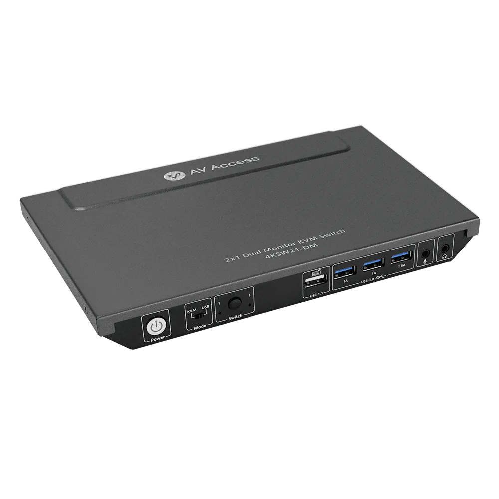 4K Dual Monitor KVM Switch, 2-Port HDMI with Hotkey Switching, Supports High Refresh Rates like 144Hz, 165Hz & 240Hz 4KSW21-DM - Image 3