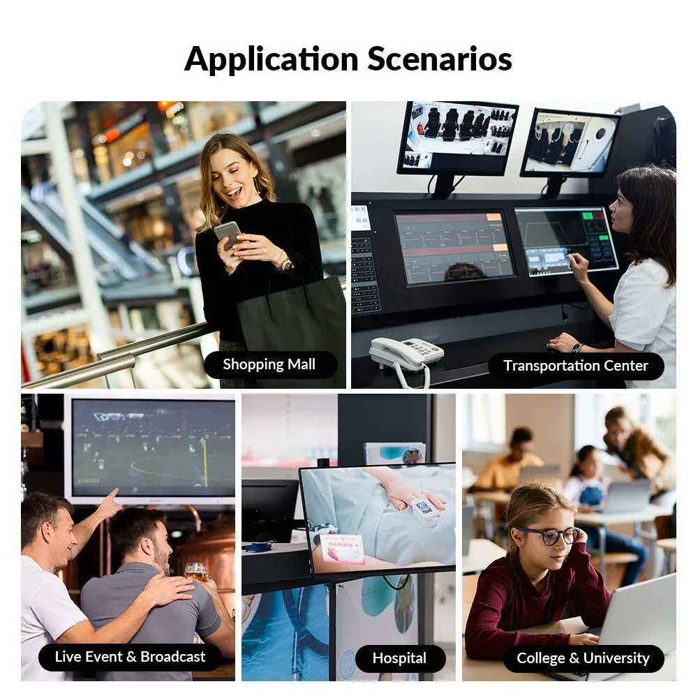 High-End 4K Fiber HDMI Extender, up to 1000ft (300m) over Fiber Optic Cable, HDMI 2.0 Transmitter & Receiver Kit, 2-Way IR & RS232 4KEX300-F - Image 4