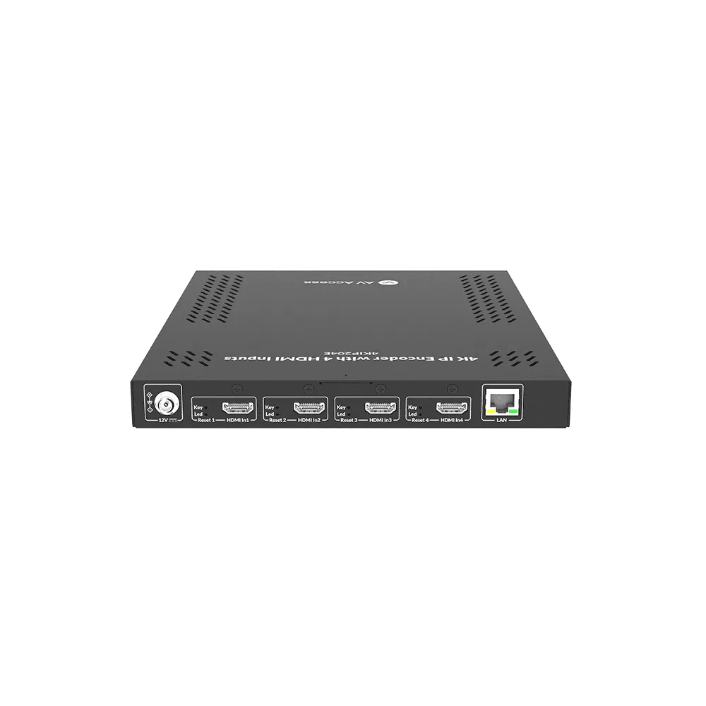 Zero-Configuration 4-in-1 4K AV over IP Encoder, Works with 4KIP200D for IP Matrix & Video Wall, Ideal for Sports Bar 4KIP204E - Image 2